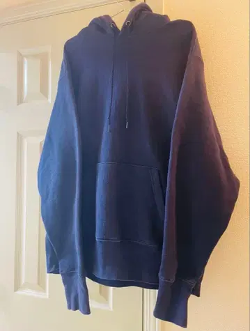 CAMBER 네이비 후드 부착 후드티