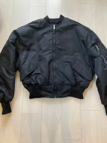 엔타이어 스튜디오 봄버 자켓 XS 블랙