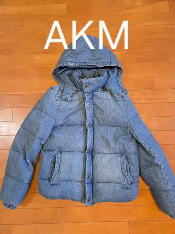 [ 새상품급 ] AKM 인디고 다운 자켓 M 사이즈