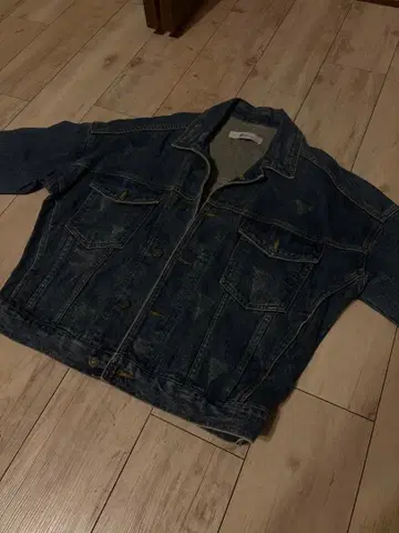 다크 블루 데님 자켓