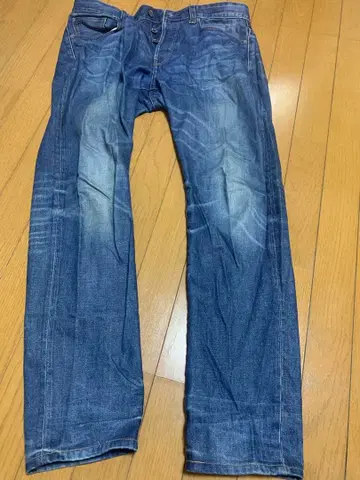 지스타 로우 스트레이트 레그 데님