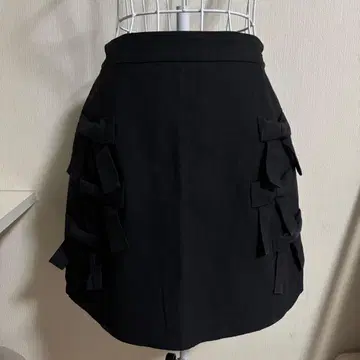 merryjenny 메리제니 미니 스커트 리본 블랙