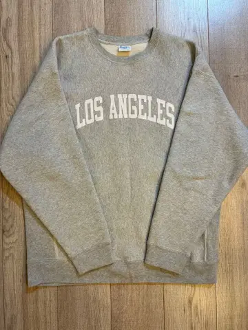 새상품급 론 헤르만 x Champion LOS ANGELES 그레이 L