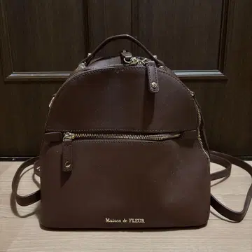 Maison de FLEUR 브라운 백팩