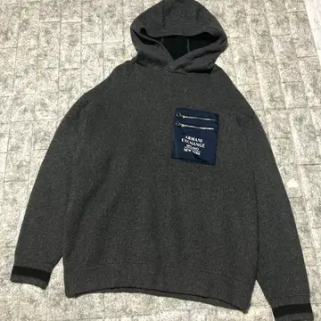 아르마니 익스체인지 울 후드 후드티 루즈한 사이즈 정품