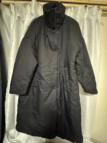 DANSKIN 블랙 롱 다운 자켓