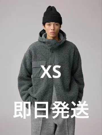 보아 플리스 스냅 후드티 GU x ENGINEERED GARMENTS