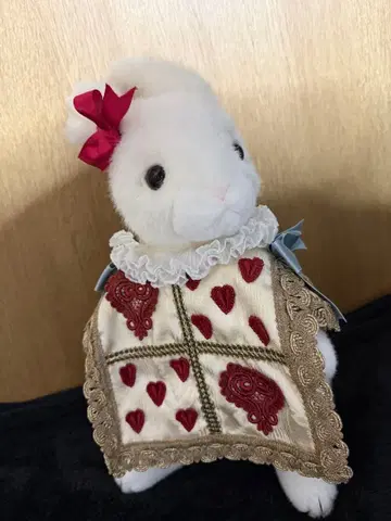 봉제 인형 화이트 토끼 원더랜드 앨리스 복슬복슬 화이트 토끼