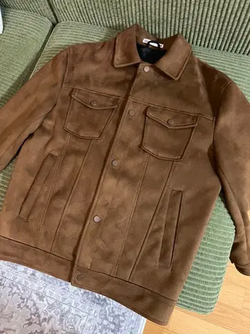 ZARA 브라운 자켓 스웨이드풍