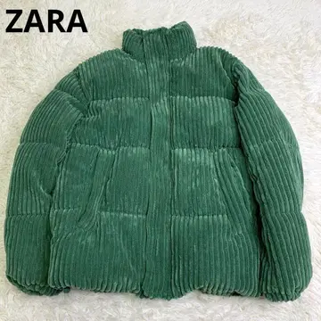 ZARA 코듀로이 인기 컬러 그린 자켓 [ 완판템 ]