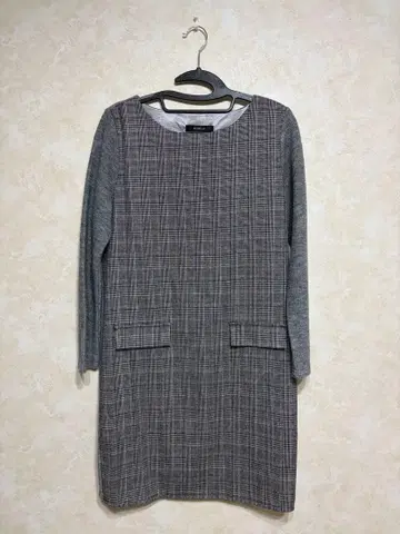 니트 원피스 튜닉 그레이