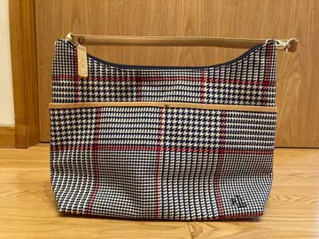 원 숄더백 하운드투스 체크 패턴