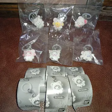 가챠 산리오 메지루시 액세서리 포근포근 스노우 6종 세트