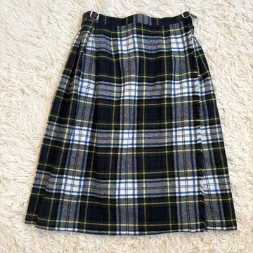 오닐 오브 더블린 타탄 체크 플리츠 스커트 GB12 그린