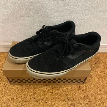 Vans 블랙 스웨이드 스니커즈 26.5