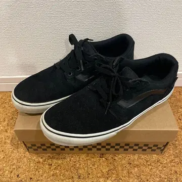 Vans 블랙 스웨이드 스니커즈 26.5