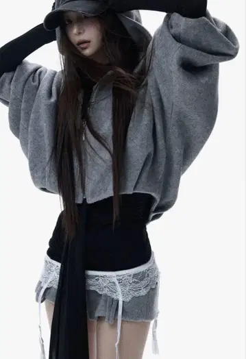 theredthread S shaggy zip jacket