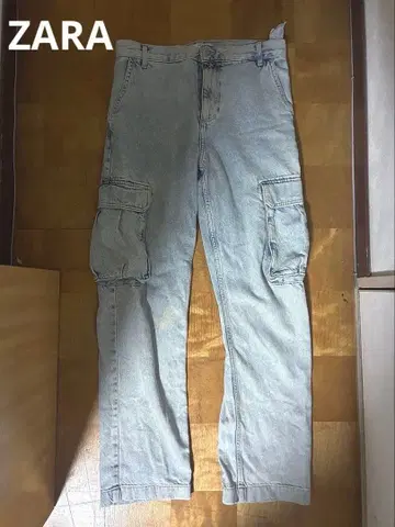오늘 세일 ] ZARA 데님 청바지 팬츠 카고 팬츠 30