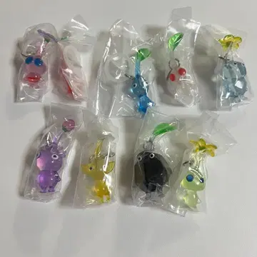 가챠 피크민 메지루시 액세서리 2종 총 9개 컴플리트