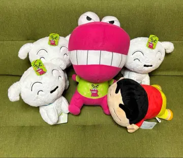 짱구는 못말려(크레용 신짱) 모후굿토 봉제 인형 와니야마 씨 시로 5개