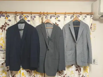 테일러드 자켓 3색 세트 네이비 그레이 라이트 그레이