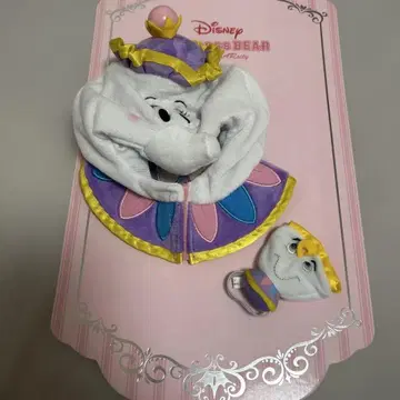 디즈니 스토어 유니베어시티 코스튬 미녀와 야수 팟 부인 칩