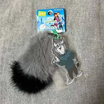 주토피아2 파우버트 꼬리 키링