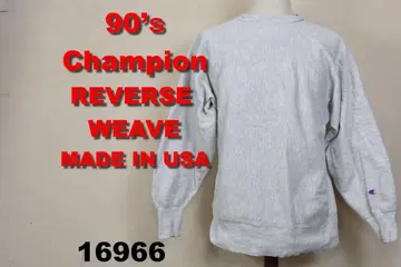 90s 챔피온 리버스 위브 USA제 트리코 태그 16966 80