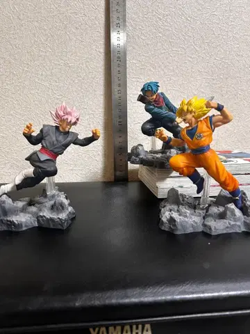 드래곤볼 피규어 세트 손오공 트렁크 로제 블랙