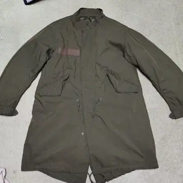 올리브 그린 모즈 코트