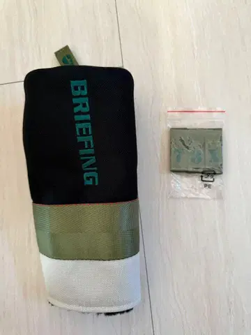 BRIEFING 페어웨이 우드용 골프헤드커버 새상품급 택 포함