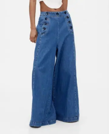 GapStudio 스카이하이 데님 세일러 팬츠