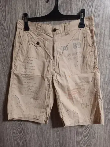 AVIREX 아비렉스 베이지 숏팬츠 M 레어템 221
