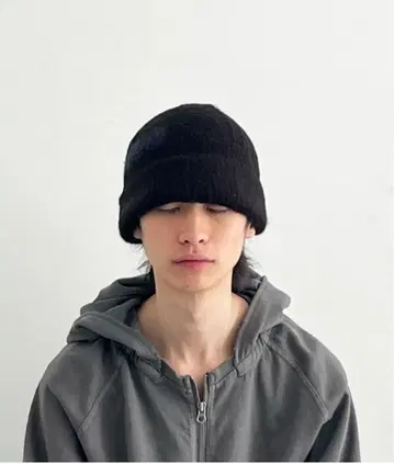 SAN SAN GEAR Mohair beanie 'BLACK'