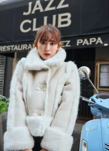 herlipto Shearling-Trimmed SuedeCoat 코트