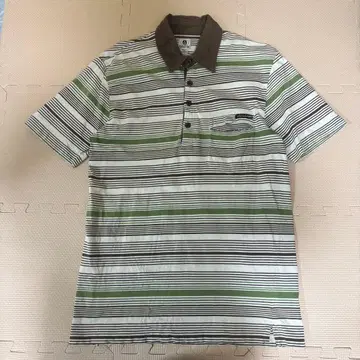 VOLCOM 스트라이프 피케 셔츠 M