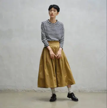 치노 플리츠 스커트