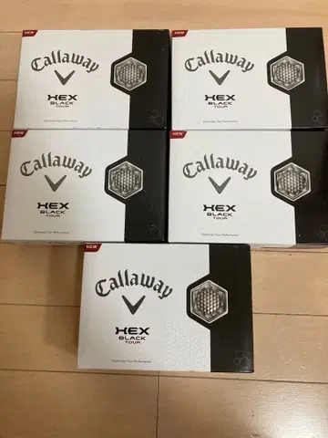 미사용 새상품 골프공 Callaway HEX BLACK TOUR