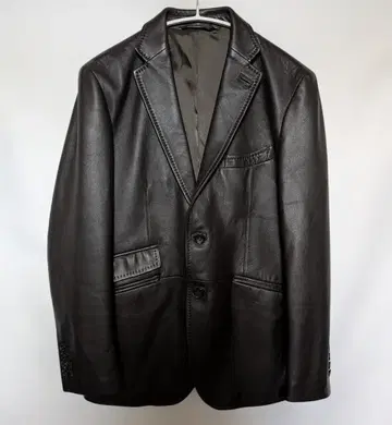 일본제 양가죽 테일러드 자켓 다크 브라운 M 구제 의류