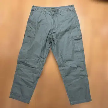 카고 팬츠 유니클로 그린
