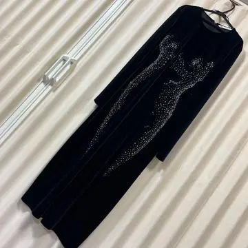 ZARA 롱 벨벳 드레스