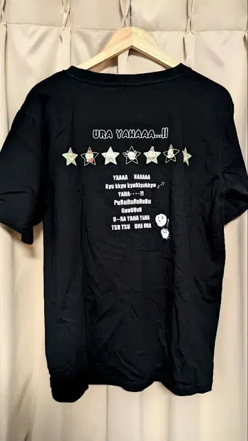 치이카와 라이트온 콜라보 T셔츠 우라야하 L