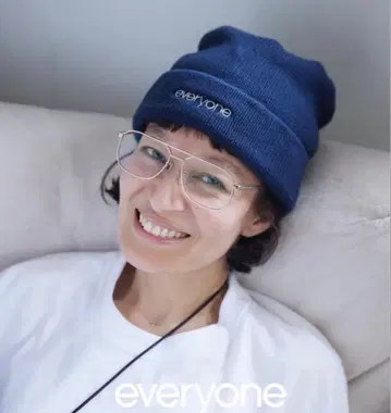 everyone 니트 모자 COMESANDGOES 블랙