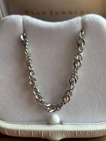 플라티나 트위스트 체인 목걸이 플라티나 850 6.12g 40cm