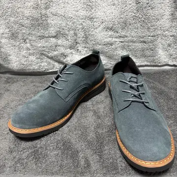 천연 가죽 스웨이드 신발 2족 세트 25.5cm