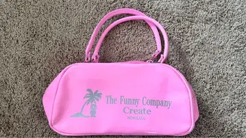 호놀룰루 에나멜 스포츠백 핑크