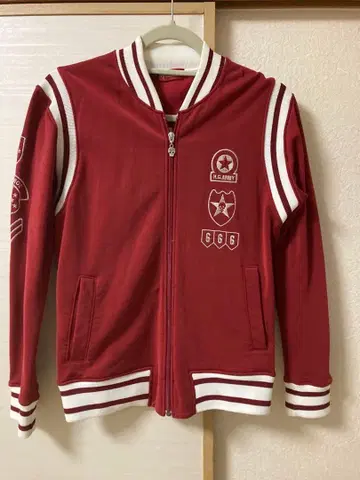 H.G.ARMY 빨간색 집업 후드티