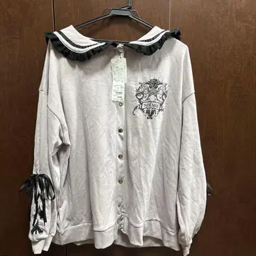 택 포함 새상품 노에미 옅은 퍼플 핑크 블루종 M 사이즈 세일러 후드티