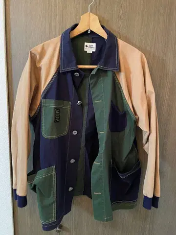 패치워크 캐주얼 자켓