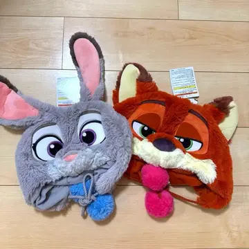 [ 새상품 ] 팬캡 2세트 닉 & 주디 디즈니 주토피아